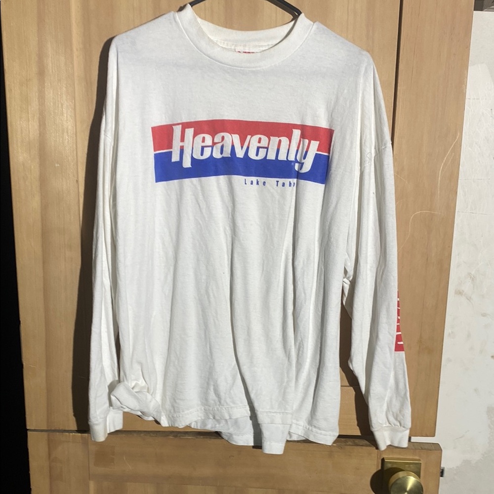 White Long Sleeve Men's Shirt